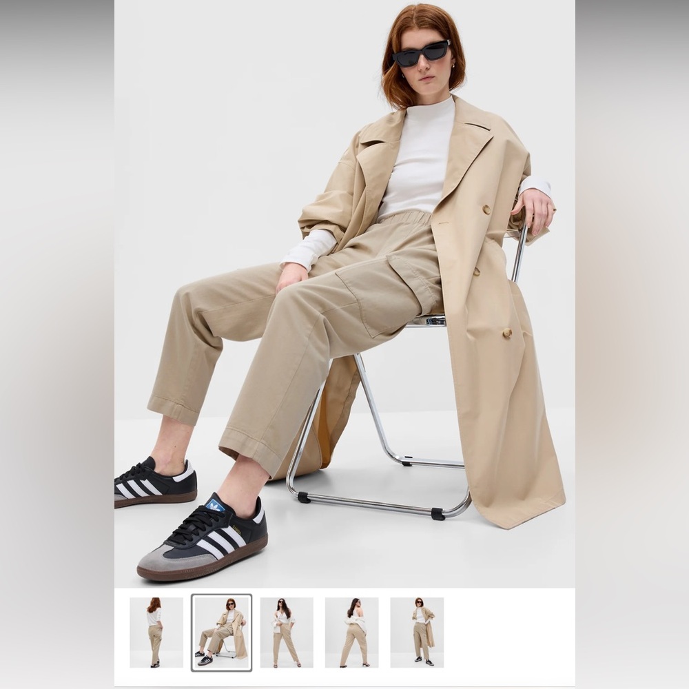 BNWT: Mid Rise Twill Cargo Pants GAP (Size: L)